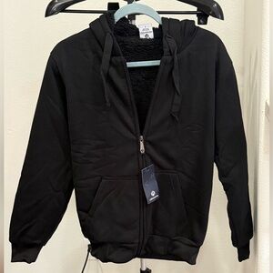 NWT LeeHanton Sherpa Lined Fleece Hoodie Men’s Size Small $79
